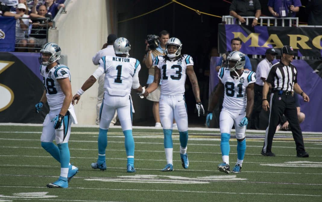 Kelvin Benjamin Cam Newton Carolina Panthers