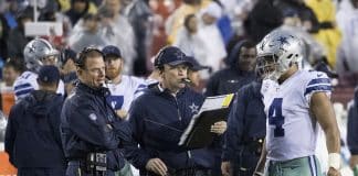 Jason Garrett og Dak Prescott