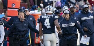 Jason Garrett og Dak Prescott