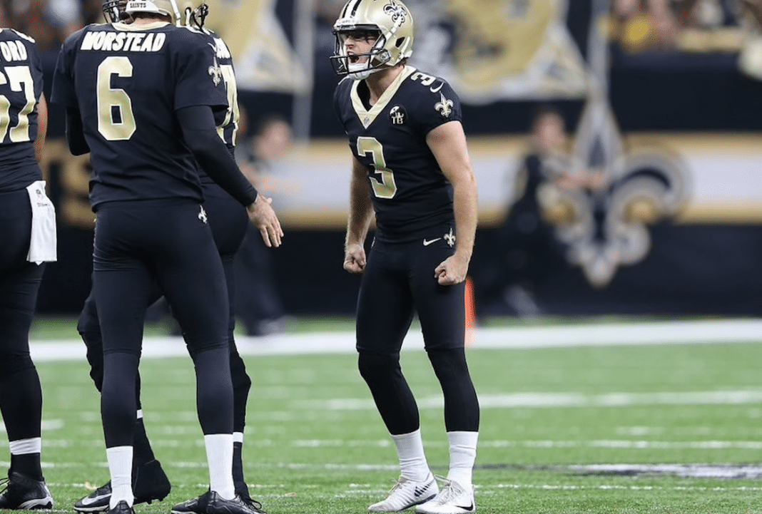 Will Lutz & Thomas Morstead New Orleans Saints