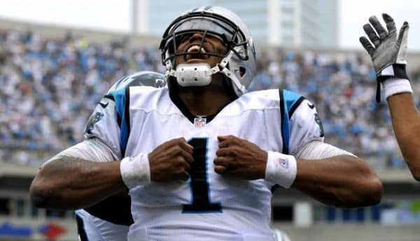 Cam Newton glad