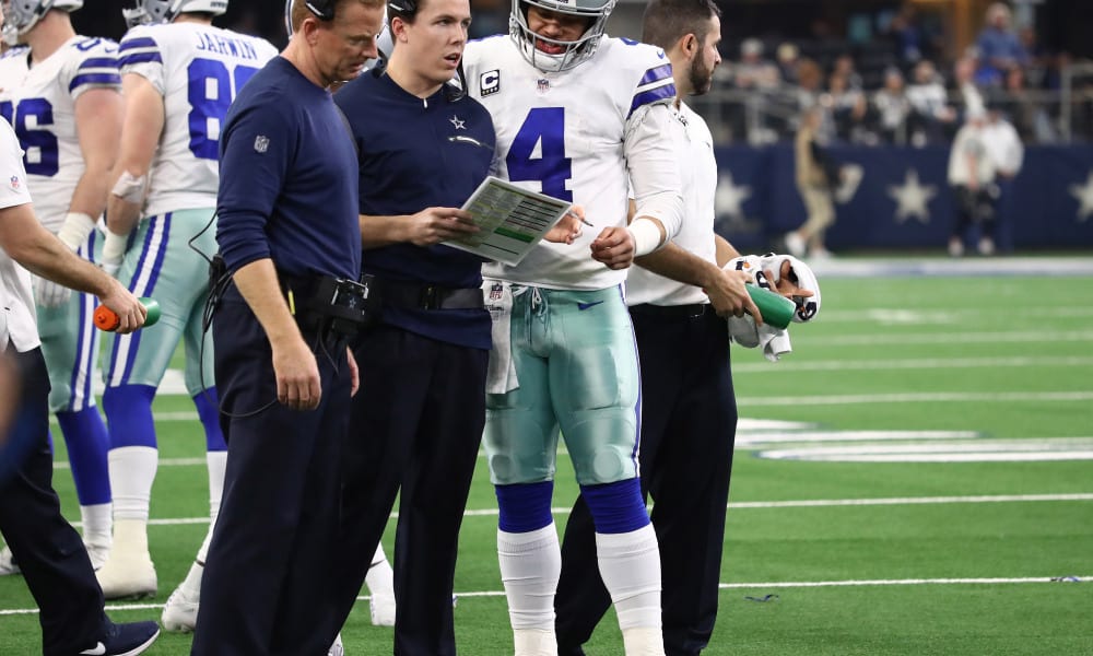 Kellen Moore Dak Prescott Jason Garrett Cowboys