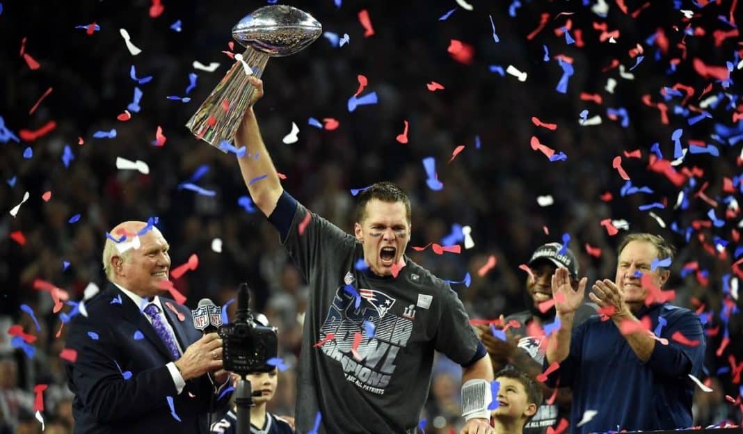 Brady og Belichick Super Bowl LI