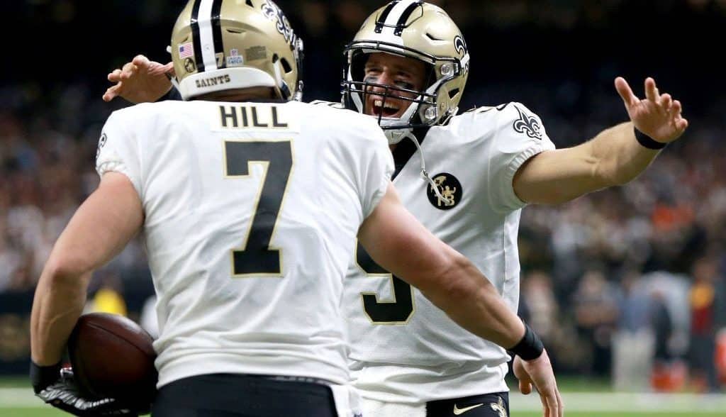 Taysom Hill Drew Brees