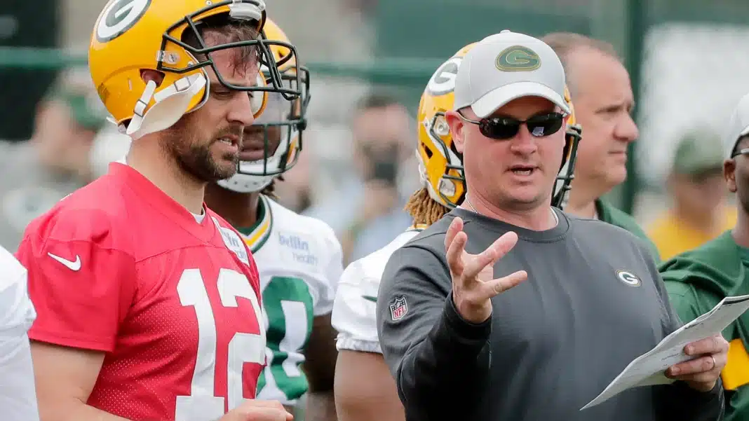 Nathaniel Hackett Aaron Rodgers