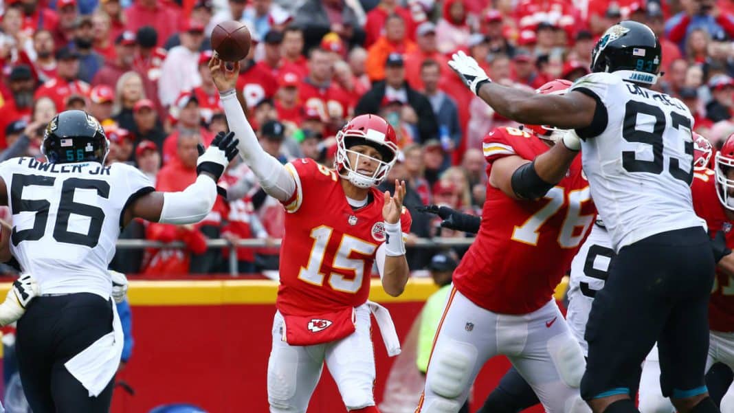 Patrick Mahomes Kansas City Chiefs vs. Jacksonville Jaguars