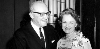 George Halas og Virginia Halas McCaskey
