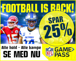 Prøv NFL GamePass med 25% rabat
