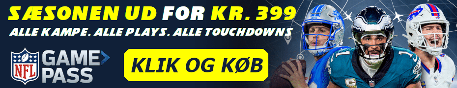 Få NFL GamePass for kun 399 kr. resten af året