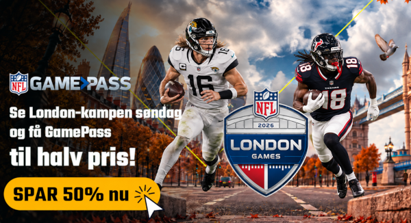 Få NFL GamePass til halv pris