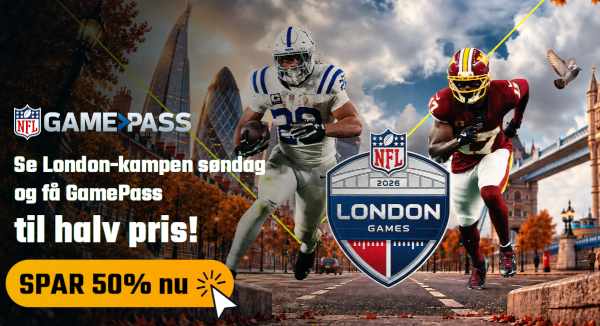 Prøv NFL GamePass gratis