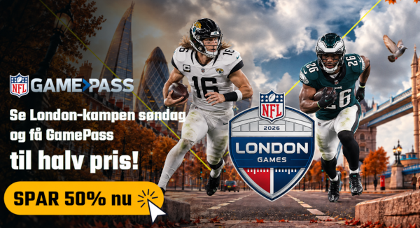 Prøv NFL GamePass gratis